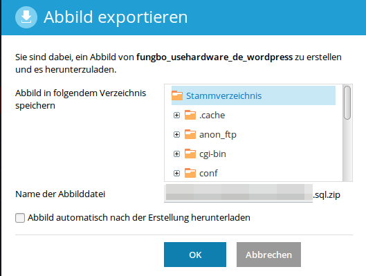 Datenbank_Abbild_exportieren